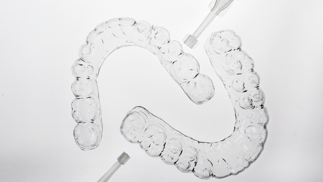 Teeth whitening trays and gel